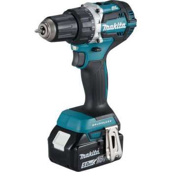 Makita DDF484T1J 18V Accu Boor- en Schroefmachine - 1x 5.0Ah - In Mbox - Zonder lader