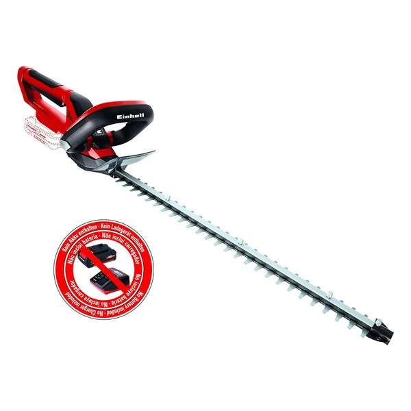 Einhell Accu Heggenschaar 18 V - Snijlengte: 55 cm - Zonder accu & lader Einhell Accu Heggenschaar 18 V - Snijlengte: 55 cm - Zonder accu & lader
