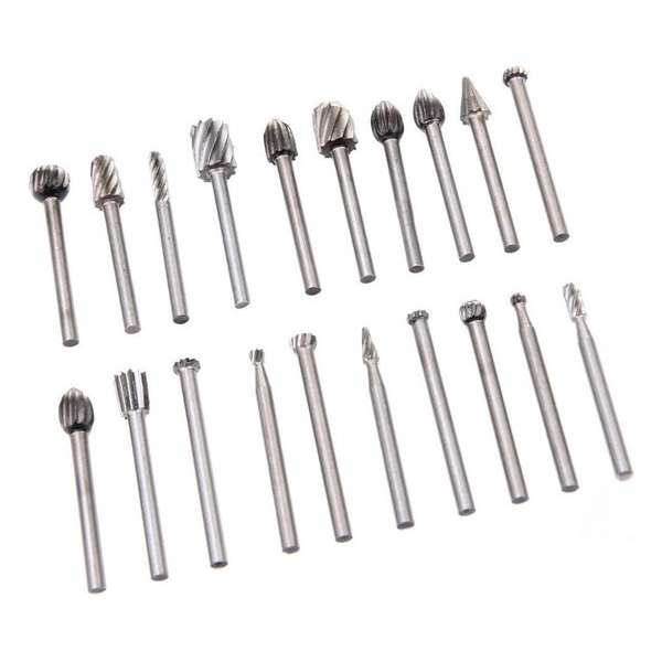 Set mini frezen, 20 freesjes Set mini frezen, 20 freesjes