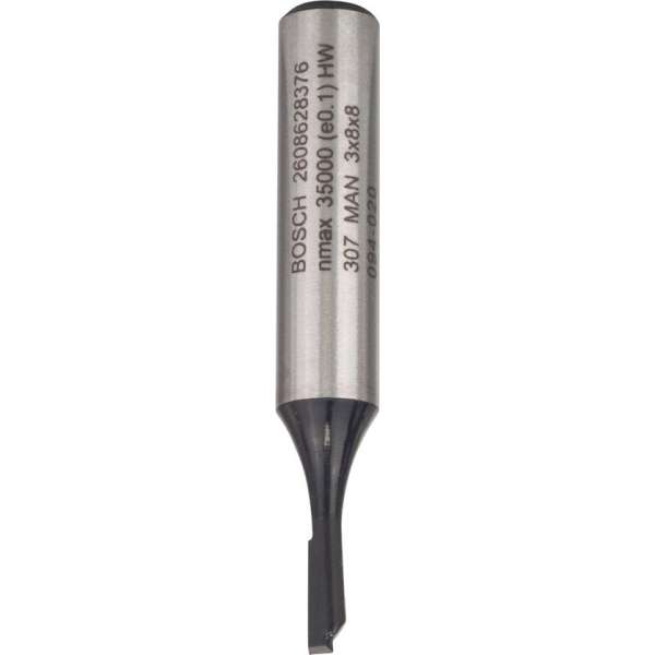 Bosch - Vingerfrezen 8 mm, D1 3 mm, L 8 mm, G 51 mm