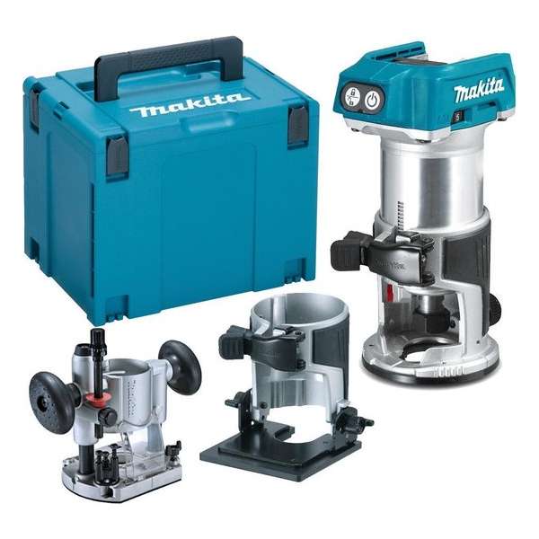 Makita DRT50ZJX2 18V Li-Ion accu boven-/kantenfrees en trimmer body in Mbox Makita DRT50ZJX2 18V Li-Ion accu boven-/kantenfrees en trimmer body in Mbox