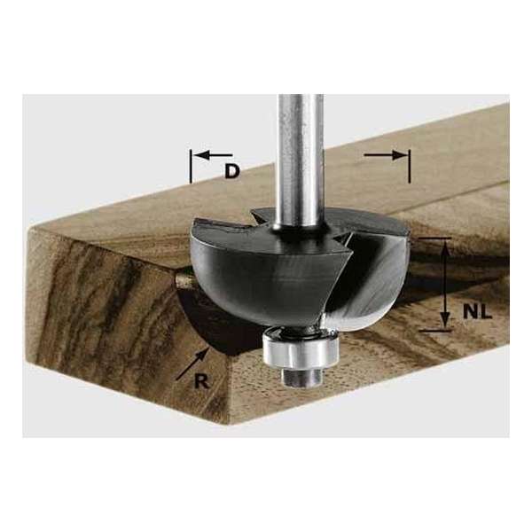 Festool HW S8 D28,7/R8 KL Holprofielfrees HW 491019 Festool HW S8 D28,7/R8 KL Holprofielfrees HW 491019