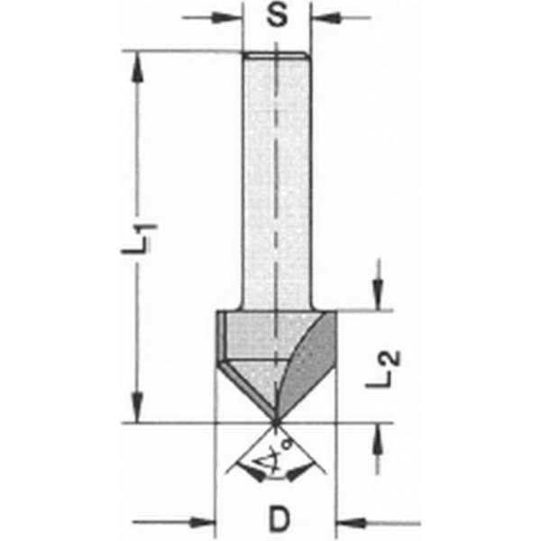 JSO-TRASCO V-groefzaagje 14 mm JSO-TRASCO V-groefzaagje 14 mm