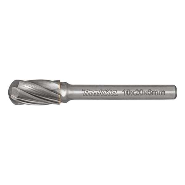 Makita B-52766 Hardmetalen stiftfrees - 20 x 6 x 10mm - Aluminium / Non-ferro metalen Makita B-52766 Hardmetalen stiftfrees - 20 x 6 x 10mm - Aluminium / Non-ferro metalen