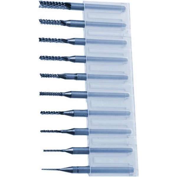 Micro HQ frezen set in box (0.8-3.175 mm) Micro HQ frezen set in box (0.8-3.175 mm)