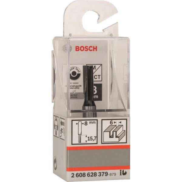 Bosch - Vingerfrezen 8 mm, D1 6 mm, L 16 mm, G 48 mm Bosch - Vingerfrezen 8 mm, D1 6 mm, L 16 mm, G 48 mm