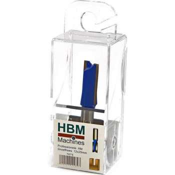 HBM Professionele HM Groeffrees 12 x 25 mm. Recht Model