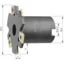 Schijffrees Z8 met kraag D 80x6mm