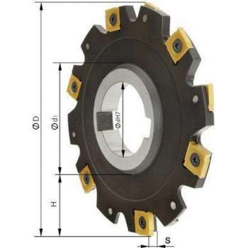 Schijffrees Z8 zonder kraag D 80x5mm