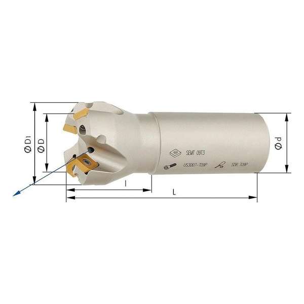 Schachtfrees Z4, met IK 45°, D 32mm Schachtfrees Z4, met IK 45°, D 32mm