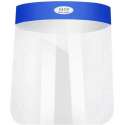 Spatmasker Gelaatsscherm - Transparant - Blauw - 1 stuks