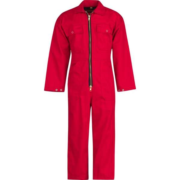 STØRVIK Kinderoverall 100% Katoen Unisex Rood - Maat 104 - NICKY STØRVIK Kinderoverall 100% Katoen Unisex Rood - Maat 104 - NICKY