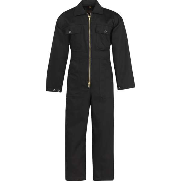 STØRVIK Kinderoverall Unisex 100% katoen Zwart - Maat 164 - NICKY STØRVIK Kinderoverall Unisex 100% katoen Zwart - Maat 164 - NICKY
