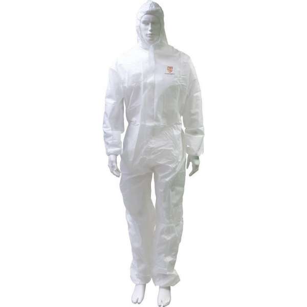 Technosafety Wegwerp Overall - Categorie 3 - Type 5/6 - Anti Statisch - Wit - Maat S Technosafety Wegwerp Overall - Categorie 3 - Type 5/6 - Anti Statisch - Wit - Maat S