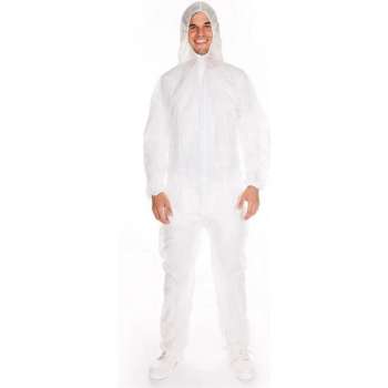 Overall wegwerp wit XXXL - Coverall Hygostar 40g/m2