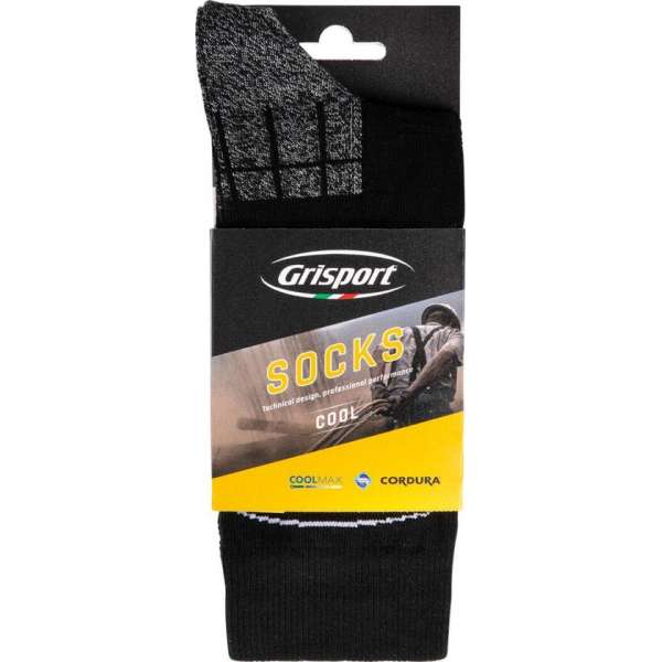 Grisport Zomer Cool Sokken 25109 - Grijs/Zwart - 43-46 Grisport Zomer Cool Sokken 25109 - Grijs/Zwart - 43-46