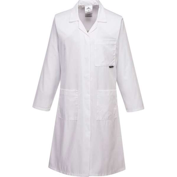 Portwest LW63 - Standaard Dames jas Wit Maat : S Portwest LW63 - Standaard Dames jas Wit Maat : S