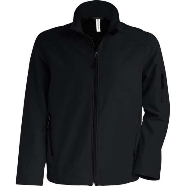 KA K401 Softshell jack heren zw KA K401 Softshell jack heren zw