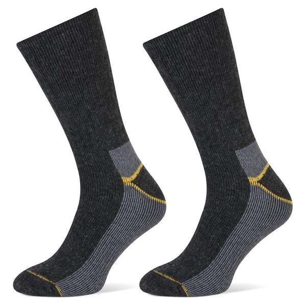 6-Pack Extra Stevige Thermo Werksokken Stapp Yellow - Thermo 4420.695 - antraciet - Unisex - Maat 39-42 6-Pack Extra Stevige Thermo Werksokken Stapp Yellow - Thermo 4420.695 - antraciet - Unisex - Maat 39-42