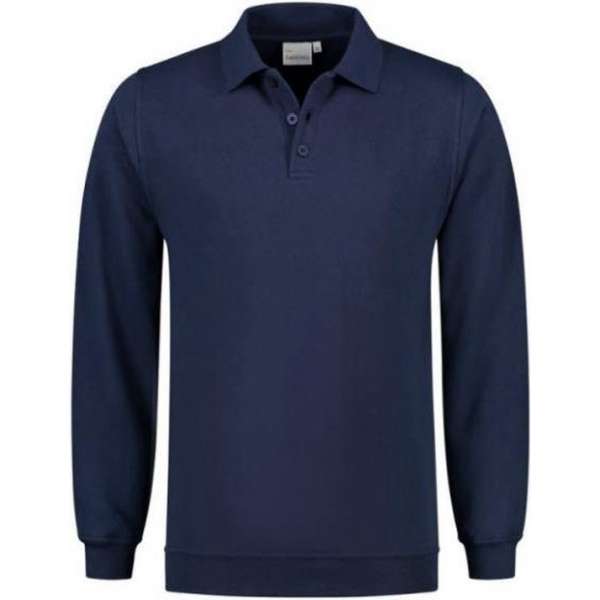 Santino Robin Polo Sweater lange mouw - Marine - L Santino Robin Polo Sweater lange mouw - Marine - L