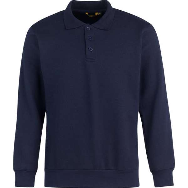 STØRVIK Polo Sweater 4 seizoenen Heren Donkerblauw - Maat XL - NAPOLI STØRVIK Polo Sweater 4 seizoenen Heren Donkerblauw - Maat XL - NAPOLI