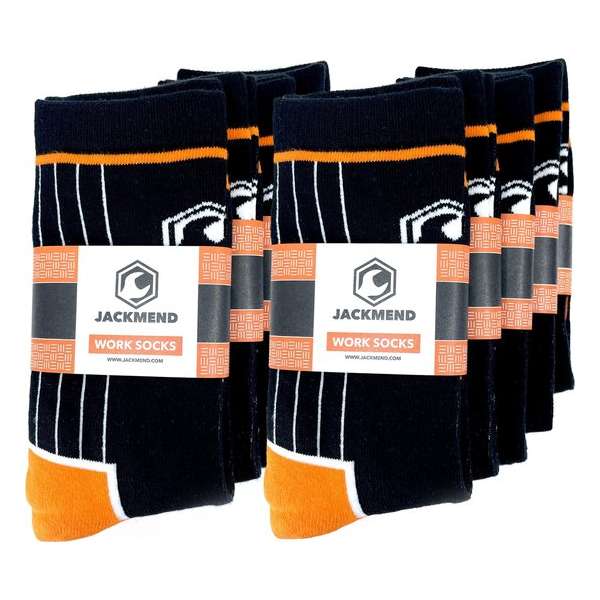 JACKMEND Werksokken 10 Paar (Maat 47-50) - Werk Sokken met Versterkte Hiel - Unisex Sport Kousen - Wandelsokken - Sportsokken JACKMEND Werksokken 10 Paar (Maat 47-50) - Werk Sokken met Versterkte Hiel - Unisex Sport Kousen - Wandelsokken - Sportsokken