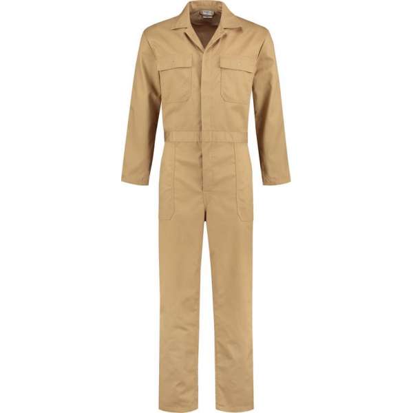 EM Workwear Overall Polyester/Katoen Kaki - Maat 52 EM Workwear Overall Polyester/Katoen Kaki - Maat 52