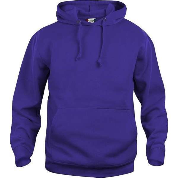 Clique Basic hoody Helder Lila maat L Clique Basic hoody Helder Lila maat L