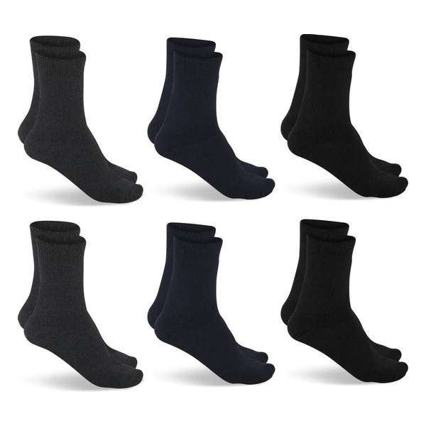 Primair Socks - Unisex Sokken 6 Paar Thermo Sokken - Multi - Maat 39-42 Primair Socks - Unisex Sokken 6 Paar Thermo Sokken - Multi - Maat 39-42