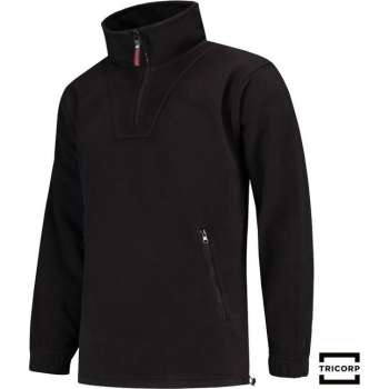 Tricorp Fleece sweater - Casual - 301001 - Zwart - maat S