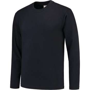Tricorp t-shirt lange mouw - Casual - 101006 - navy - maat L