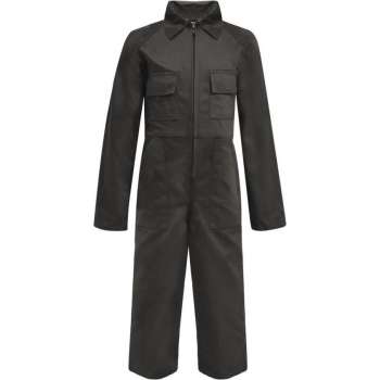 vidaXL Kinderoverall met mouwen maat 146/152 grijs