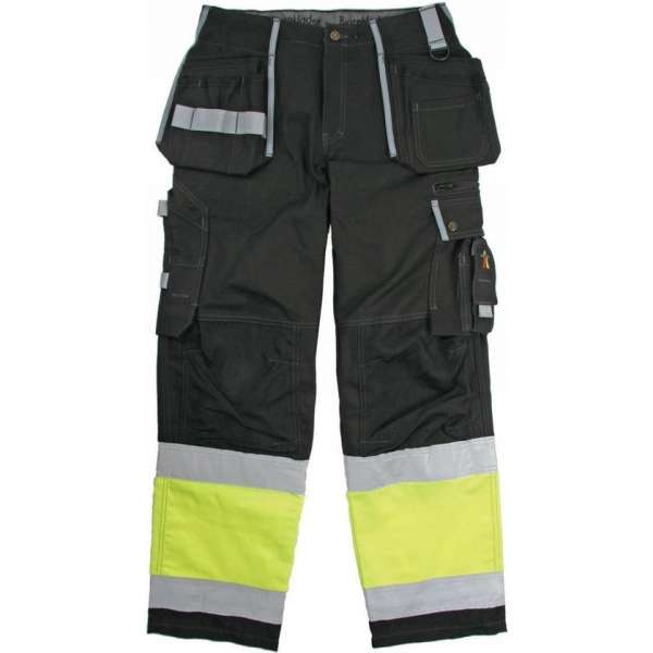 Bjrnklder broek Technique HiVis zwart Bjrnklder broek Technique HiVis zwart