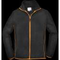 Terra Trend Job Fleecejack Zwart&Oranje - Werkkleding - Xl