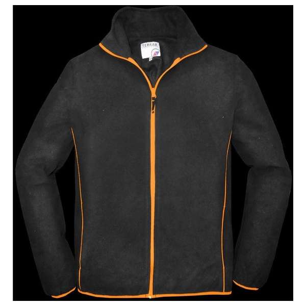 Terra Trend Job Fleecejack Zwart&Oranje - Werkkleding - Xl Terra Trend Job Fleecejack Zwart&Oranje - Werkkleding - Xl