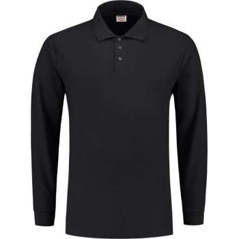 Tricorp poloshirt lange mouw 100% katoen - Casual - 201008 - navy - maat L