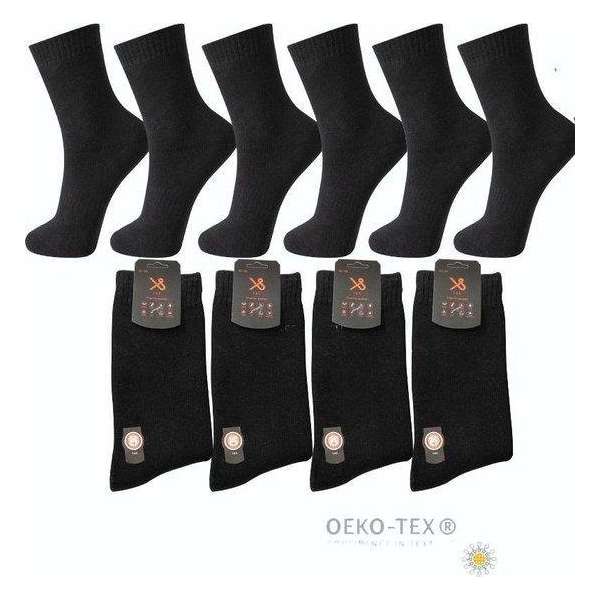 Socke/Sokken/Thermosokken Effen Zwart/Maat 43-46/Werksokken/2 Paar Socke/Sokken/Thermosokken Effen Zwart/Maat 43-46/Werksokken/2 Paar