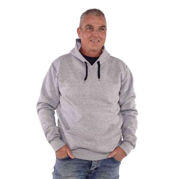 STØRVIK Hooded Sweater 4 seizoenen Heren Grijs - Maat M - HEDMARK STØRVIK Hooded Sweater 4 seizoenen Heren Grijs - Maat M - HEDMARK