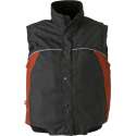 Havep 4seasons bodywarmer 5334 charcoal/rood L