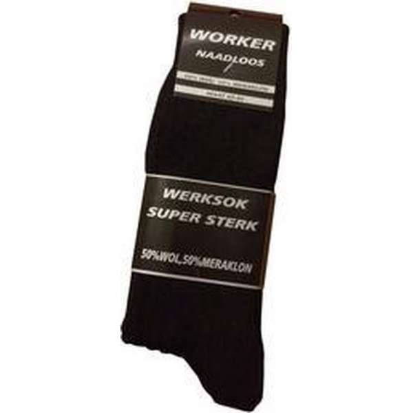 Socke - Maat 43/45 -1 paar - Heren Werksokken - Kleur Zwart - Primair Socks Werksokken - Antitranspiratiesok. Socke - Maat 43/45 -1 paar - Heren Werksokken - Kleur Zwart - Primair Socks Werksokken - Antitranspiratiesok.