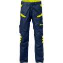 Fristads broek 2552 marine/fluorgeel
