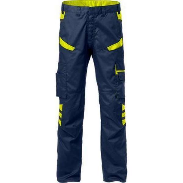 Fristads broek 2552 marine/fluorgeel Fristads broek 2552 marine/fluorgeel