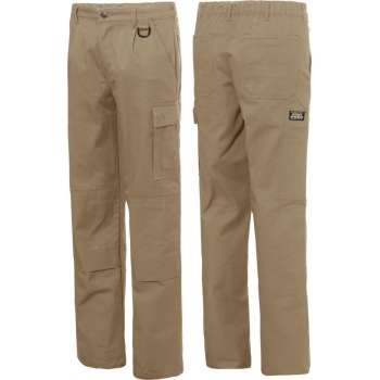 Ultimate Workwear - Standaard Werkbroek DAVOS - 100% katoen 320 gr/m2- Khaki/Kaki