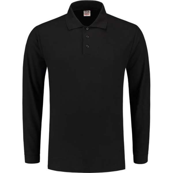 Tricorp Poloshirt lange mouw - Casual - 201009 - Zwart - maat M Tricorp Poloshirt lange mouw - Casual - 201009 - Zwart - maat M