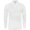 Tricorp Poloshirt lange mouw - Casual - 201009 - Wit - maat XXL