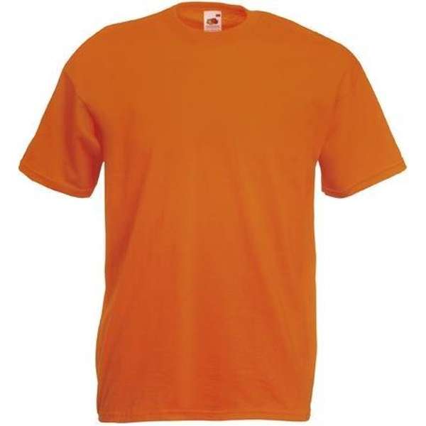 Fruit of the Loom T-shirt Valueweight, Oranje, Maat M ( 5 stuks onbedrukt) Fruit of the Loom T-shirt Valueweight, Oranje, Maat M ( 5 stuks onbedrukt)