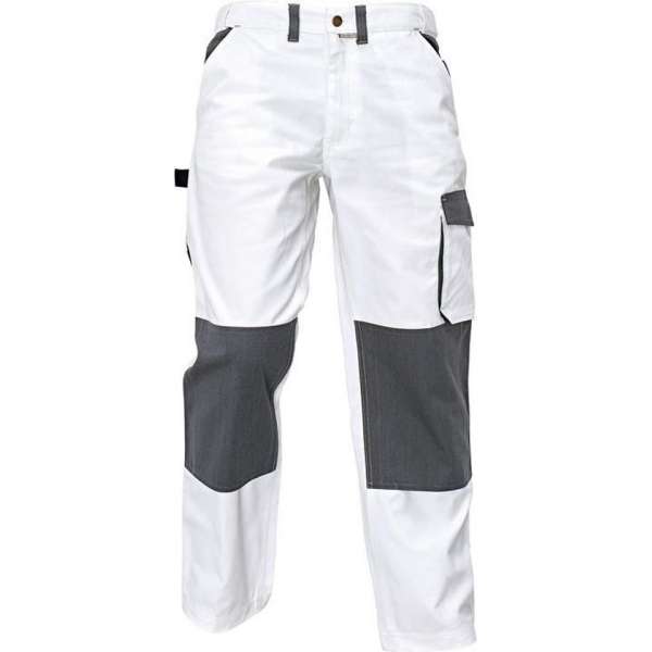 Werkbroek Assent Lydden schildersbroek/stucadoors wit maat 60 Werkbroek Assent Lydden schildersbroek/stucadoors wit maat 60
