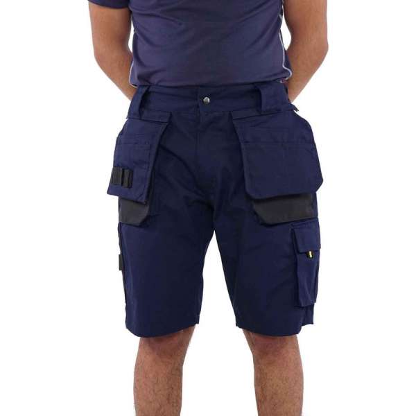 STØRVIK Korte Werkbroek Heren Donkerblauw - Maat XL - JOB STØRVIK Korte Werkbroek Heren Donkerblauw - Maat XL - JOB