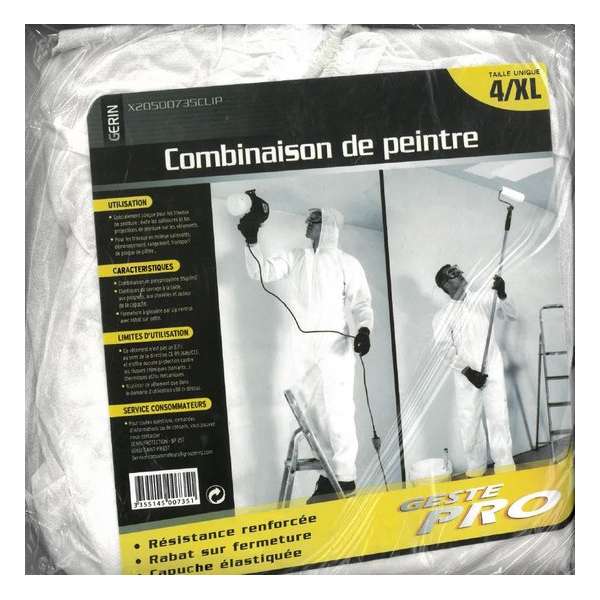 schildersoverall wegwerp maat 4 / XL schildersoverall wegwerp maat 4 / XL