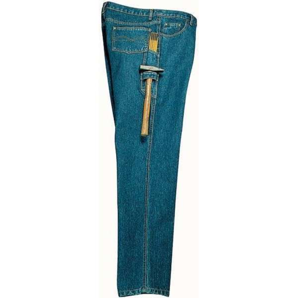 Werkspijkerbroek van duurzaam denim, kleur blauw, maat 52 Werkspijkerbroek van duurzaam denim, kleur blauw, maat 52